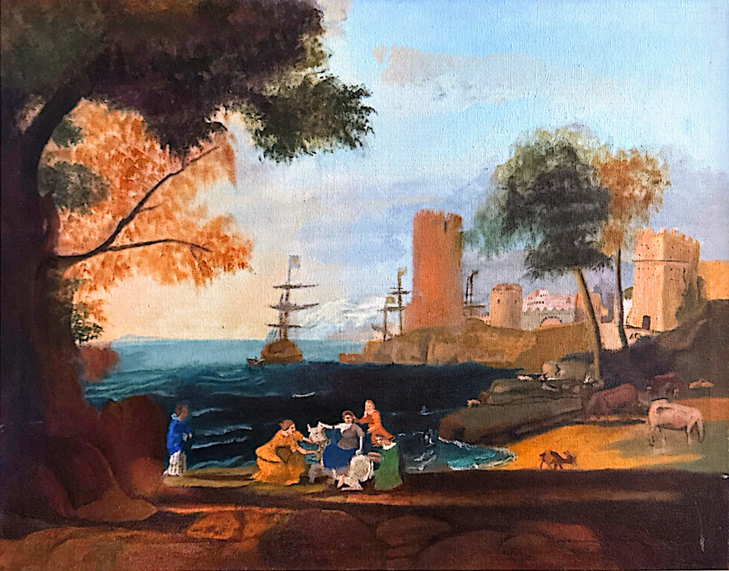 First Old Master study — painting by Nadia Shenasi