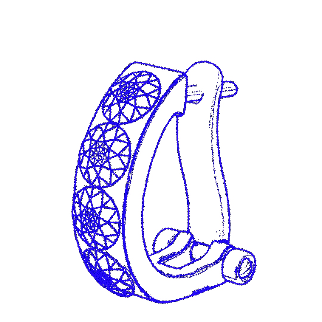 Technical illustration of French clip earring mechanism