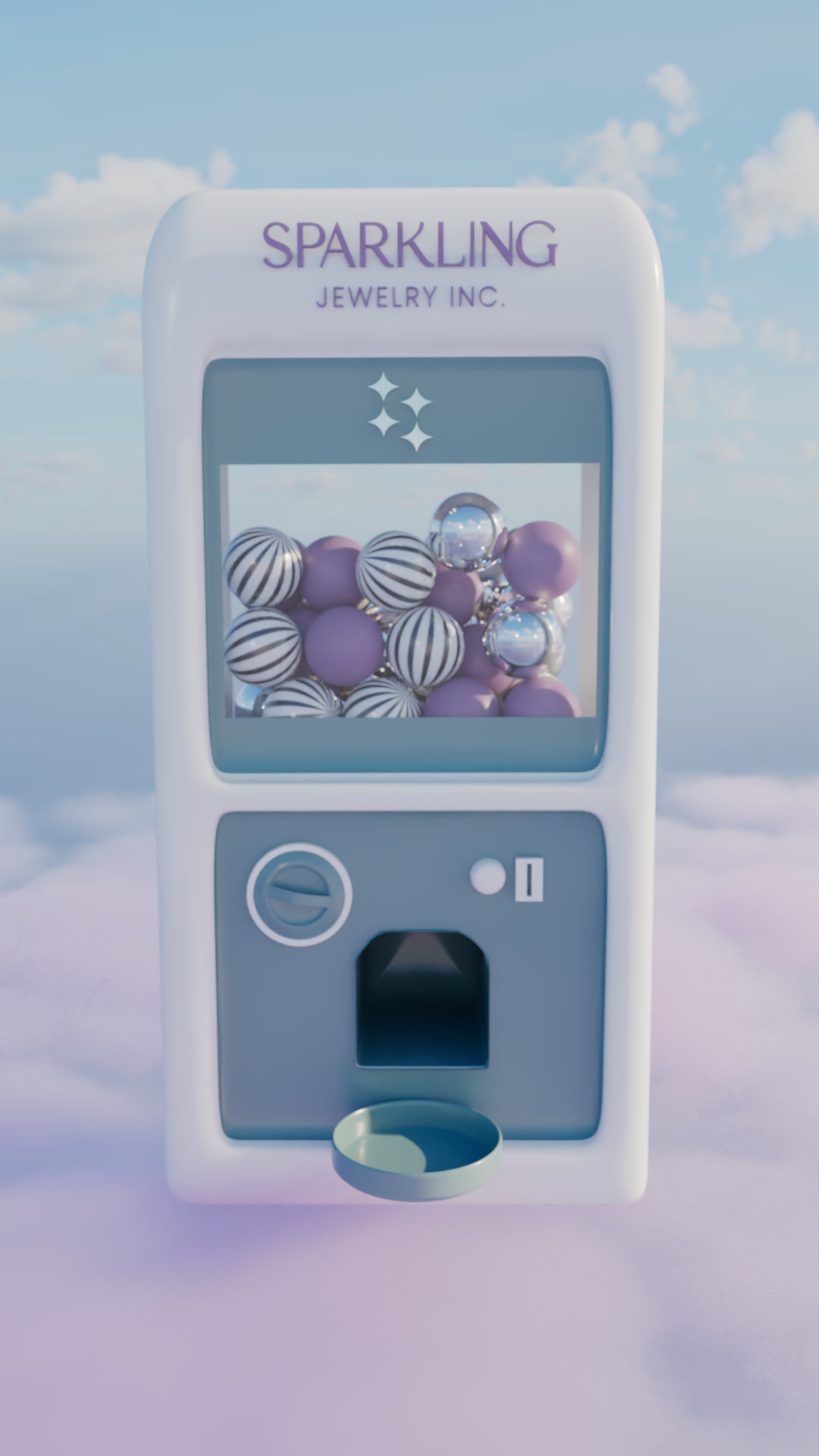 Sparkling Jewelry gashapon machine alternate angle